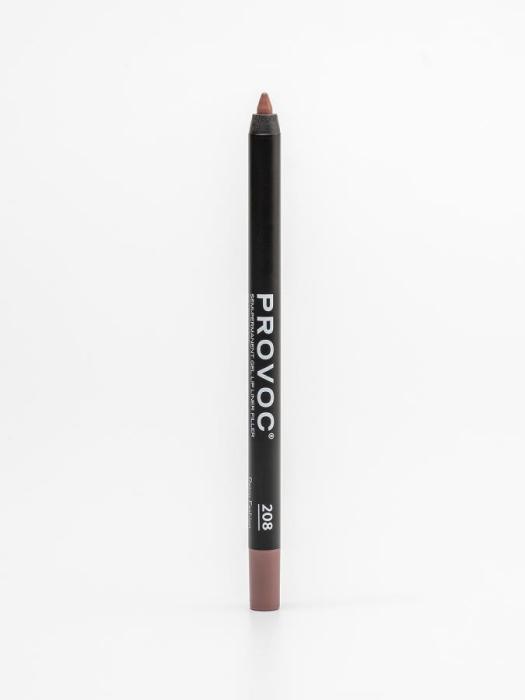 SEMI-PERMANENT GEL LIP LINER FILLER Гелевая подводка в карандаше для губ № 208 темно-бежевый