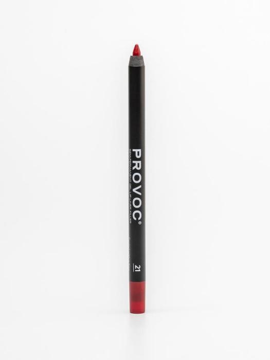 SEMI-PERMANENT GEL LIP LINER FILLER Гелевая подводка в карандаше для губ № 21 класcический красный