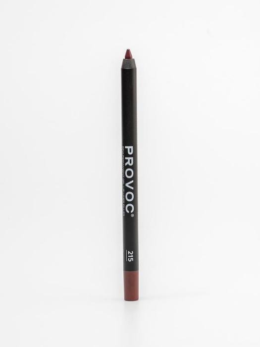SEMI-PERMANENT GEL LIP LINER FILLER Гелевая подводка в карандаше для губ № 215 красно-коричневый