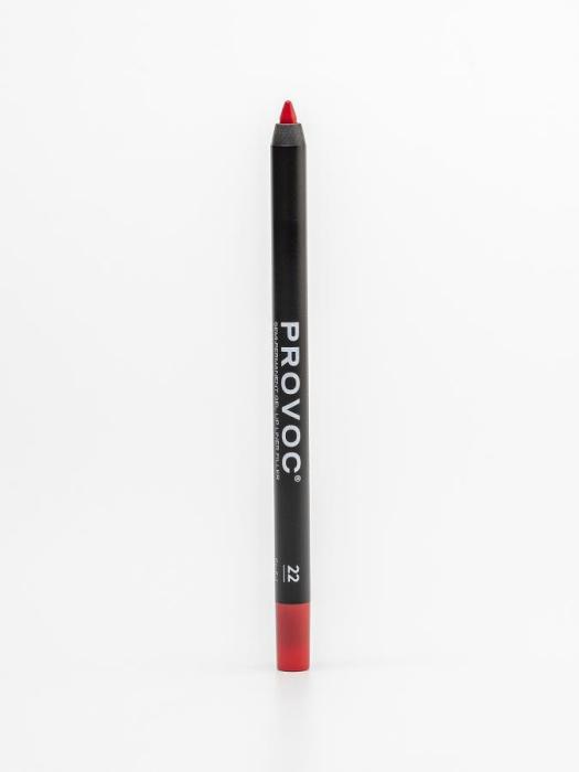 SEMI-PERMANENT GEL LIP LINER FILLER Гелевая подводка в карандаше для губ № 22 алый