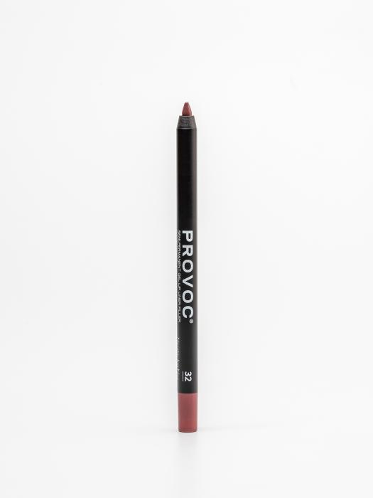 SEMI-PERMANENT GEL LIP LINER FILLER Гелевая подводка в карандаше для губ № 32 светло-малиновый бежевый