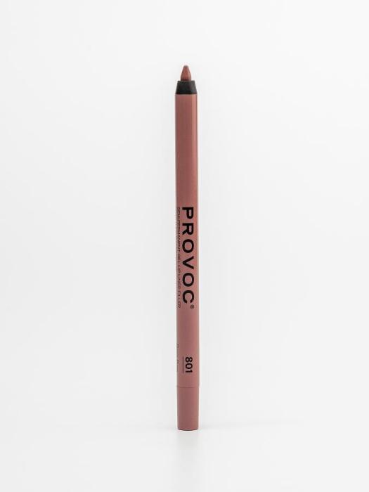 SEMI-PERMANENT GEL LIP LINER FILLER Гелевая подводка в карандаше для губ № 801 лилово-бежевый нюд