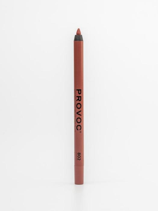 SEMI-PERMANENT GEL LIP LINER FILLER Гелевая подводка в карандаше для губ № 802 персиковый нюд