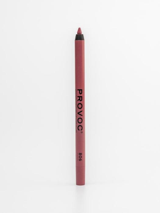 SEMI-PERMANENT GEL LIP LINER FILLER Гелевая подводка в карандаше для губ № 806 лилово-розовый нюд