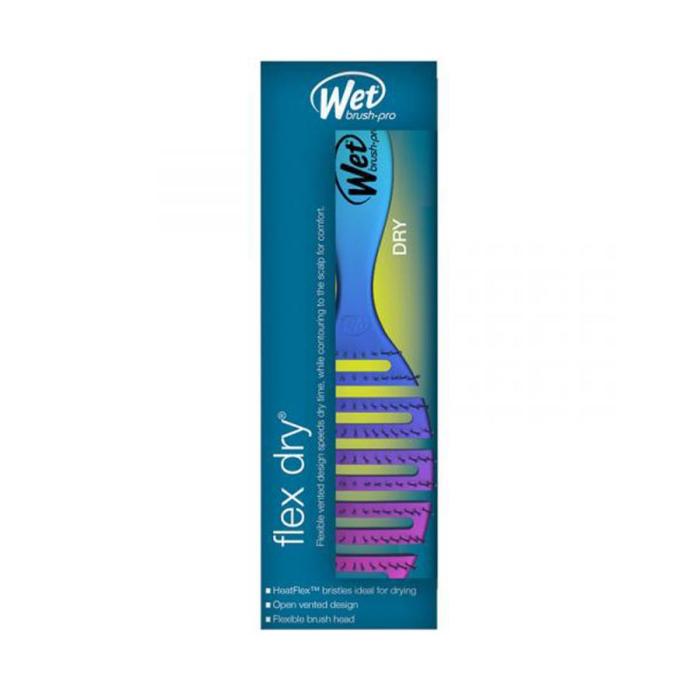 FLEX DRY OMBRE TEAL Щетка для быстрой сушки волос с мягкой ручкой