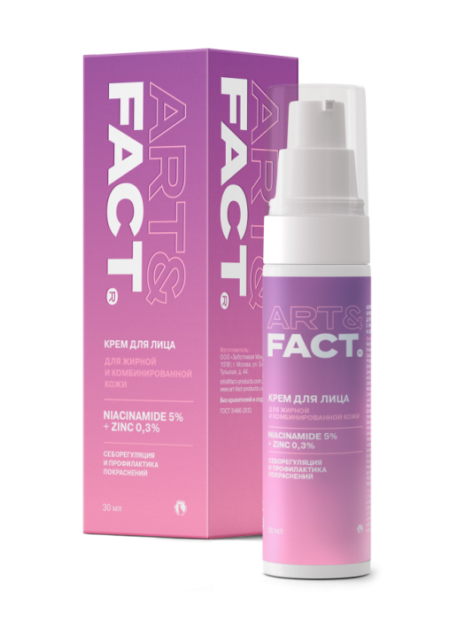 Корректирующий крем-гель для проблемной кожи с ниацинамидом и цинком 30 мл