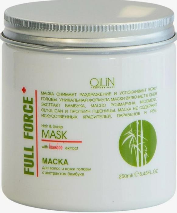 FULL FORCE Маска для волос и кожи головы с экстрактом бамбука 250 мл