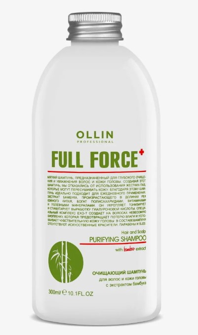 FULL FORCE Очищающий шампунь для волос и кожи головы с экстрактом бамбука 300 мл