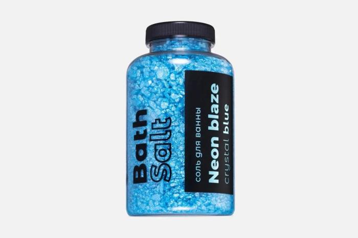 Соль для ванны Neon Blaze Crystal blue 500 г