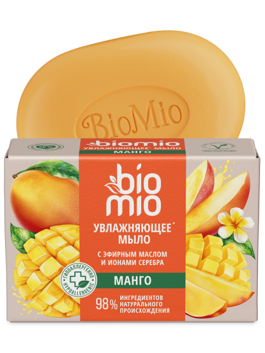 BIO-SOAP SUPERFOOD Натуральное мыло с баттером Манго 90 г