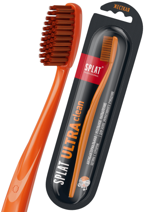 Professional ULTRA CLEAN Hard инновационная зубная щетка ультра очищение жесткая 1 шт