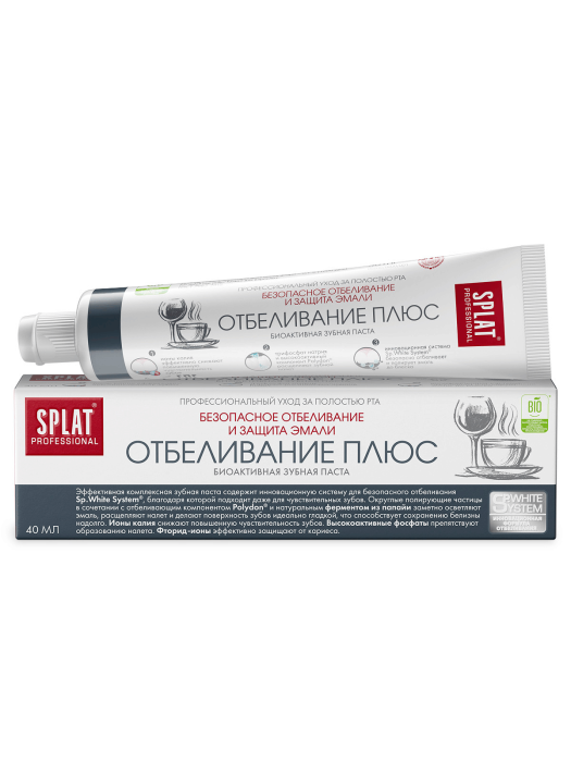 Professional WHITE PLUS Зубная паста  отбеливание плюс 40 мл