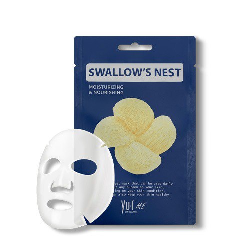 Маска для лица из микротенсела с экстрактом ласточкиного гнезда  Swallow's Nest Sheet Mask 25 мл. шт