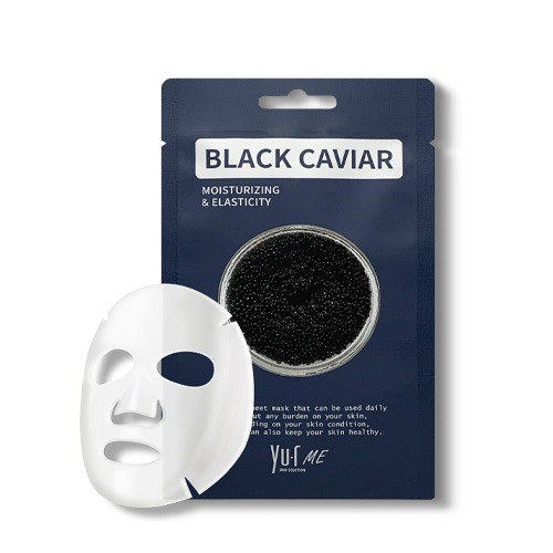 Маска для лица из микротенсела с экстрактом черной икры  Black Caviar Sheet Mask 25 мл. шт