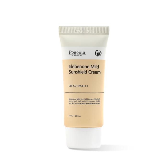 Солнцезащитный крем для лица SPF50 + PA++++ Idebenone Mild Sunshield Cream мл 50
