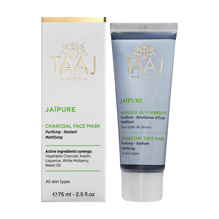 JAIPURE MASQUE AU CHARBON Очищающая детокс маска для лица 75 мл