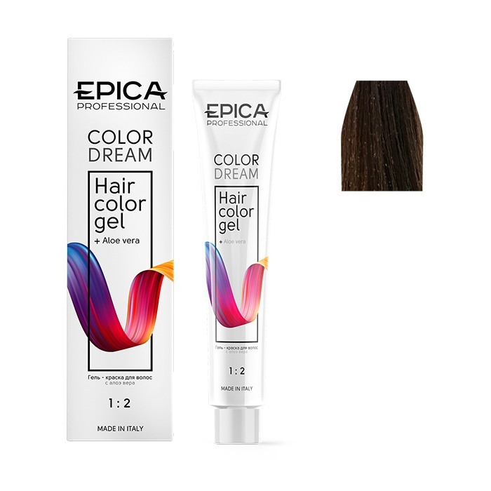 COLORDREAM Гель-краска № 6.71 темно-русый шоколадно-пепельный