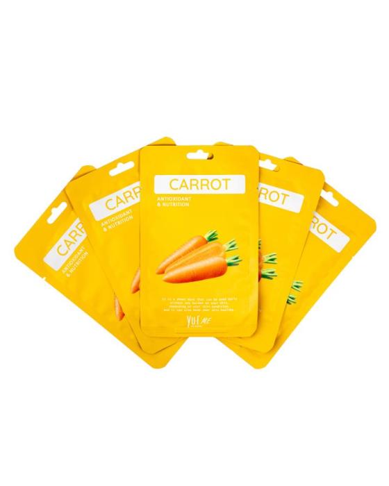 Маска для лица из микротенсела с экстрактом моркови Carrot Sheet Mask 25 мл. шт