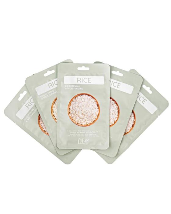 Маска для лица из микротенсела с экстрактом риса Rice Sheet Mask 25 мл. шт