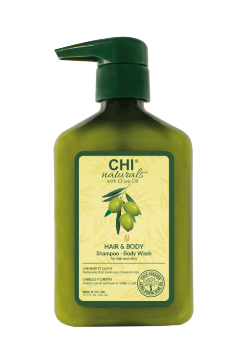 Olive Naturals Шампунь для волос и тела с маслом оливы 340 мл