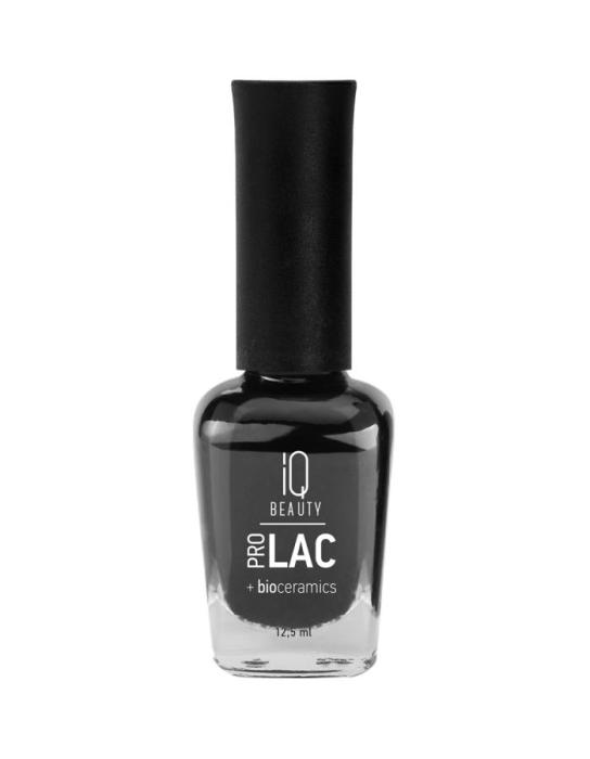 PROLAC BIOCERAMICS Лак для ногтей с биокерамикой 12,5 мл № 001 черный Feminine 12,5мл