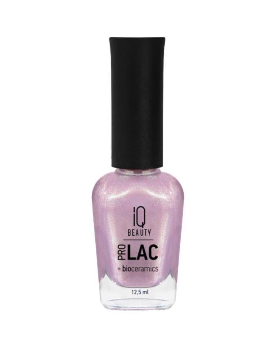 PROLAC BIOCERAMICS Лак для ногтейс биокерамикой 12,5 мл № 049 Розовый, с мелким шиммером с голографическим эффектом Time to disco 12,5мл
