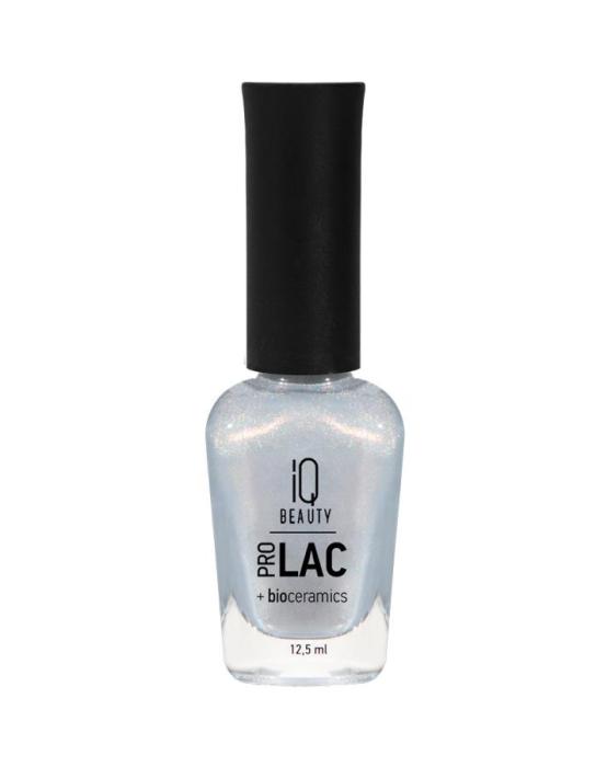 PROLAC BIOCERAMICS Лак для ногтейс биокерамикой 12,5 мл № 050 Серебряный, с мелким шиммером с голографическим эффектом Hola, Holo! 12,5мл