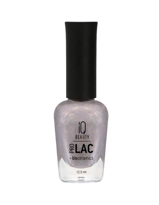 PROLAC BIOCERAMICS Лак для ногтейс биокерамикой 12,5 мл № 052 Бежевый, с мелким шиммером с голографическим эффектом Bling it on 12,5мл