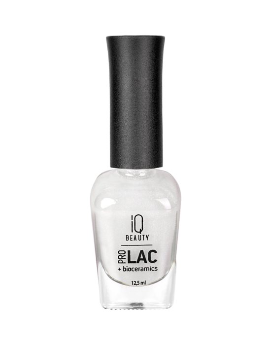 PROLAC BIOCERAMICS Лак для ногтейс биокерамикой 12,5 мл № 087 Молочный с белой крошкой, полупрозрачный 087 Fluffy dawn 12,5мл