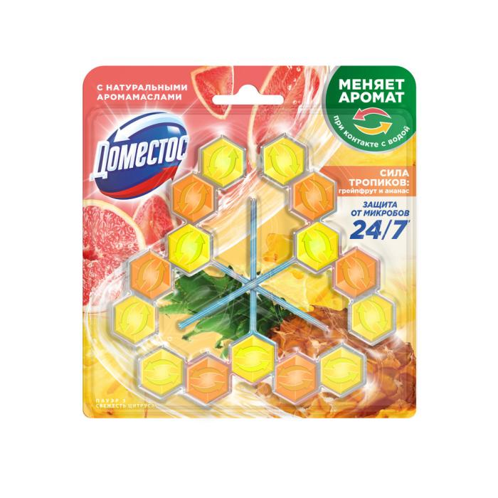 Блок туалетный для очищения унитаза Сила тропиков 3x50 гр