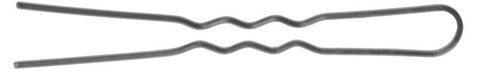Шпильки 45 мм волна, тонкие, серебристые SLT45VT-4S-200