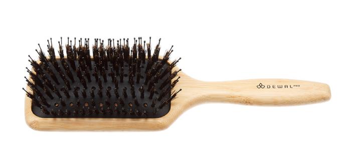 BAMBOO Щетка массажная натуральная щетина, 11 рядов
