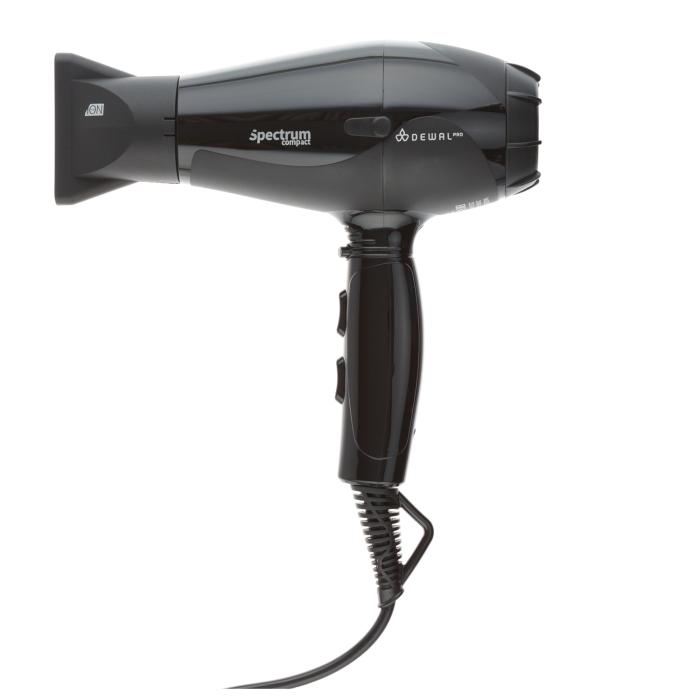 Фен SPECTRUM Compact 03-109 черный ионизация 2 насадки 21000W