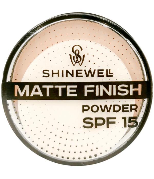 Пудра матирующая для лица Matte Finish SPF 16 № 02 светло-бежевый