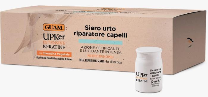 Сыворотка восстанавливающая с Кератином для гладкости волос 8шт 10 мл