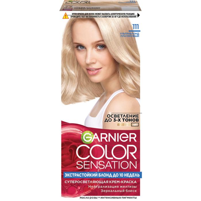 COLOR SENSATION Крем-краска для волос № 111 Ультра блонд платиновый