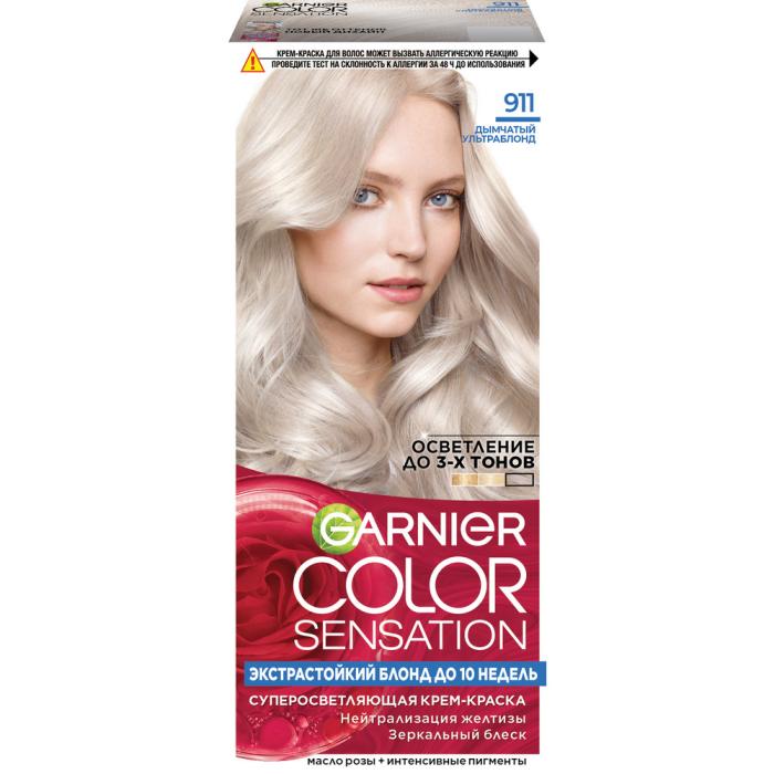 COLOR SENSATION Крем-краска для волос № 911 Дымчатый Ультраблонд