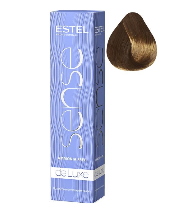 DE LUXE SENSE Крем-краска № 6/7 Темно-русый коричневый