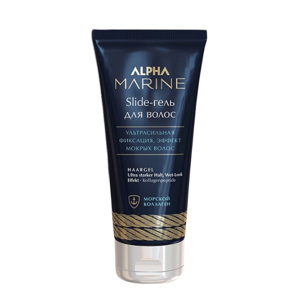 ALPHA MARINE SLIDE гель для волос ультра сильная фиксация 100 мл