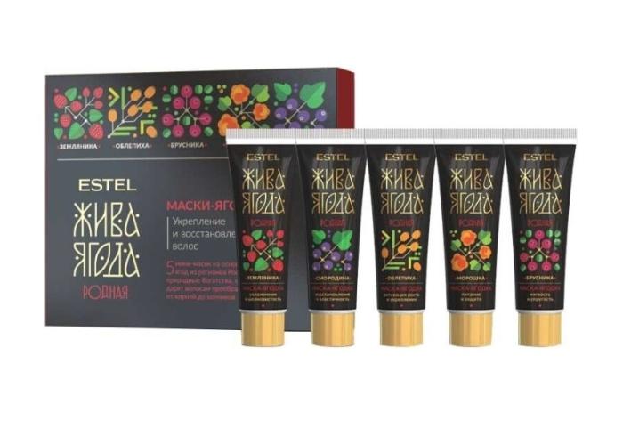 Жива Ягода родная Маски-ягодки для волос 5 шт 30 мл