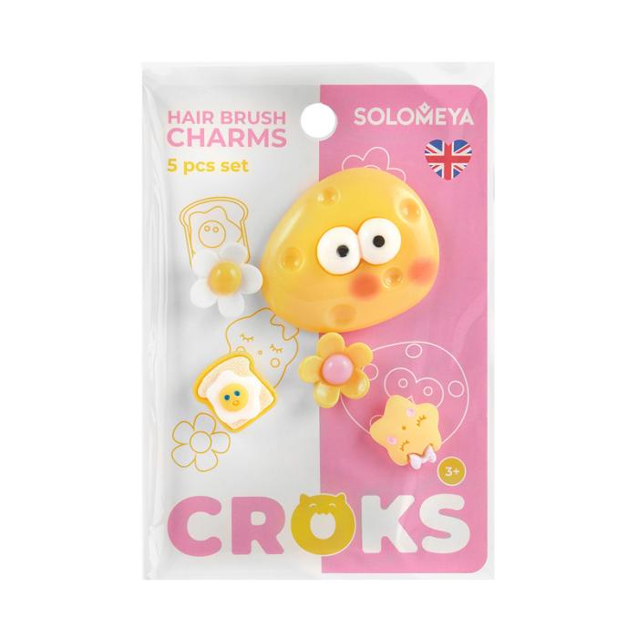 Набор украшений для расчески Croks Летнее настроение 5 шт