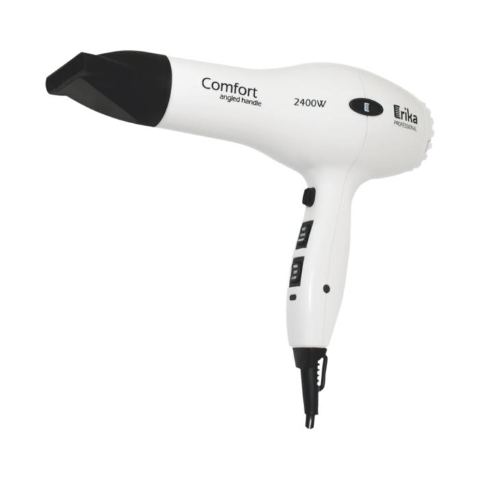 Фен для волос 2400 W белый глянцевый шнур 2,5 м