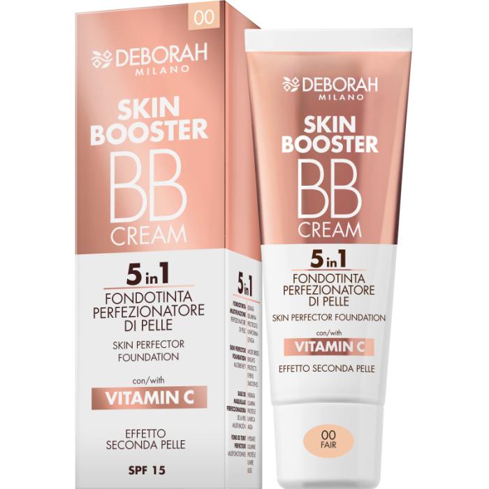 Тональный ВВ-крем Skin Booster BB Cream 5 in1 с Витамином С 00 Белоснежный