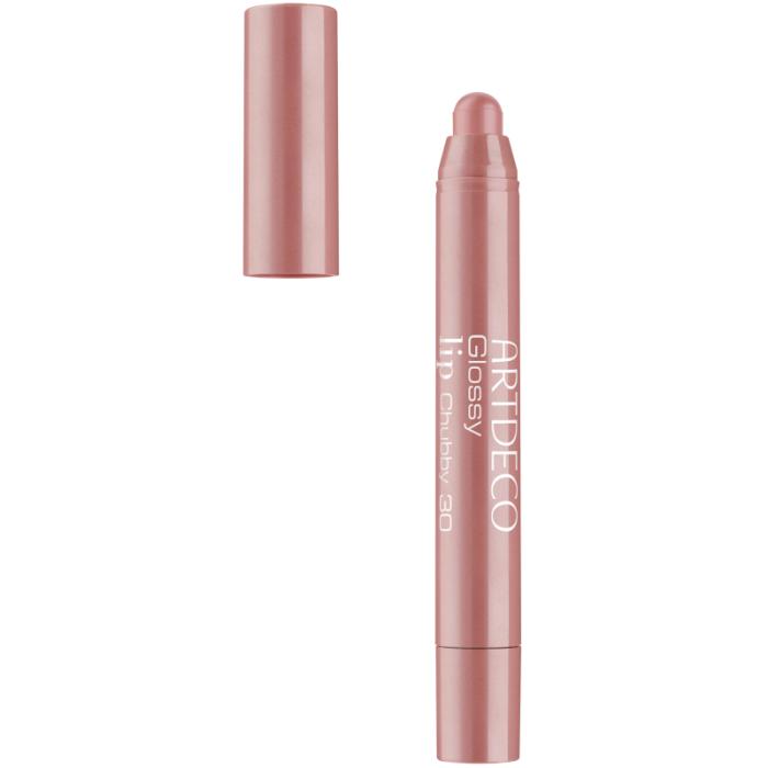Блеск для губ в стике Glossy Lip Chubby № 30 бежево-розовый Delicate Rose