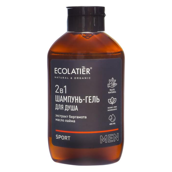 Мужской шампунь и гель для душа 2 в 1 Sport 400 мл