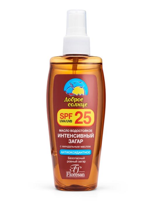 Масло водостойкое Интенсивный загар SPF25 150 мл