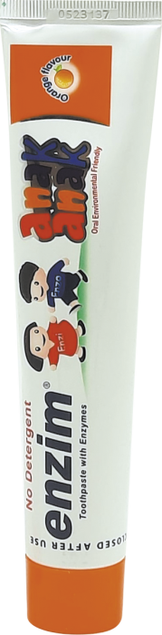 Зубная паста детская Оранжевая Апельсин 0-6 лет 50 мл