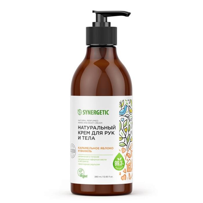 Натуральный крем для рук и тела  Карамельное яблоко и ваниль л 0,38