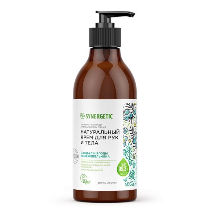 Натуральный крем для рук и тела  Сандал и ягоды можжевельника л 0,38