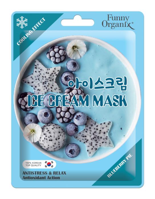 Маска-Мороженое для лица охлаждающая Blueberry Pie Прохладный релакс 22 г